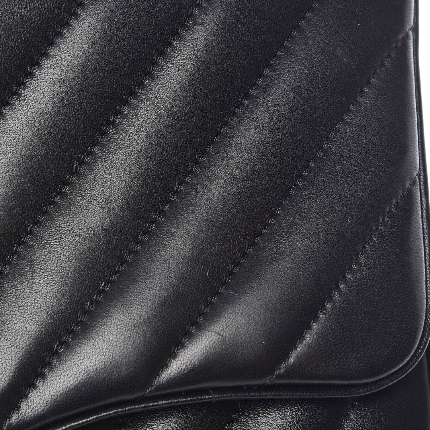 Chanel Lambskin Chevron Jumbo Leo Lion Flap Black 16 of 19