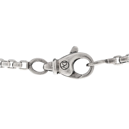 David Yurman Sterling Silver 2.7mm Small Box Chain Necklace 22" 4 of 4