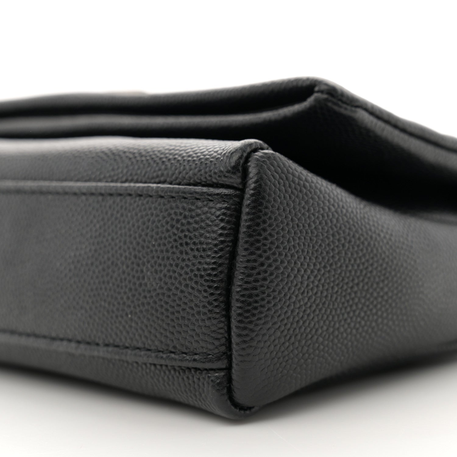 Saint Laurent Grain De Poudre Monogram Toy West Hollywood Fold-Over Bag Black 9 of 9