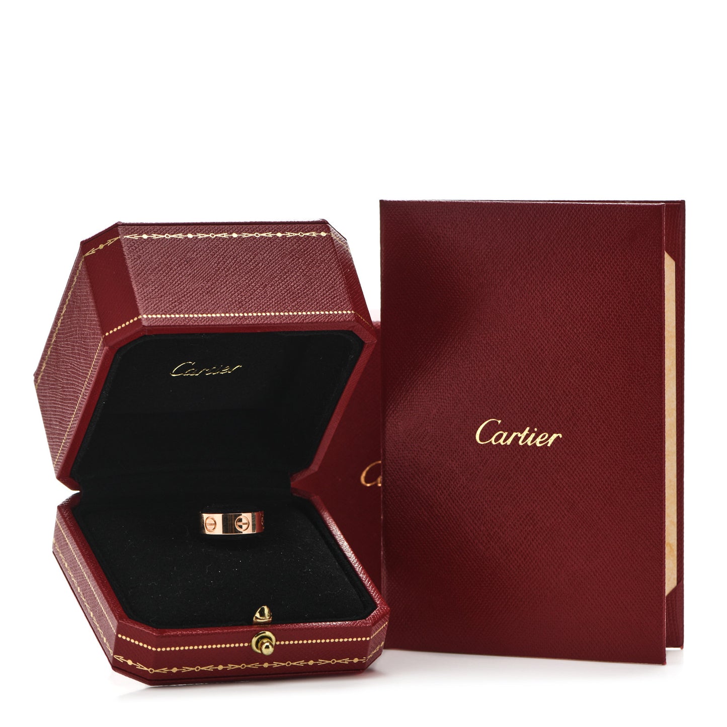18K Pink Gold 5.5mm LOVE Ring 46 3.75