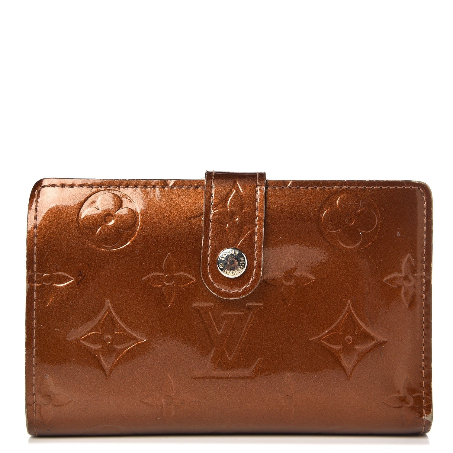 Louis Vuitton Vernis French Purse Wallet Bronze 1 of 12