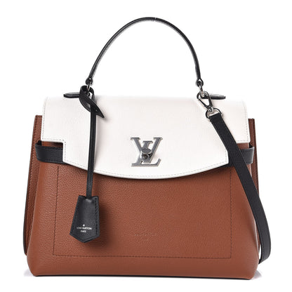 Louis Vuitton Soft Calfskin Lockme Ever Caramel Creme Black 1 of 9