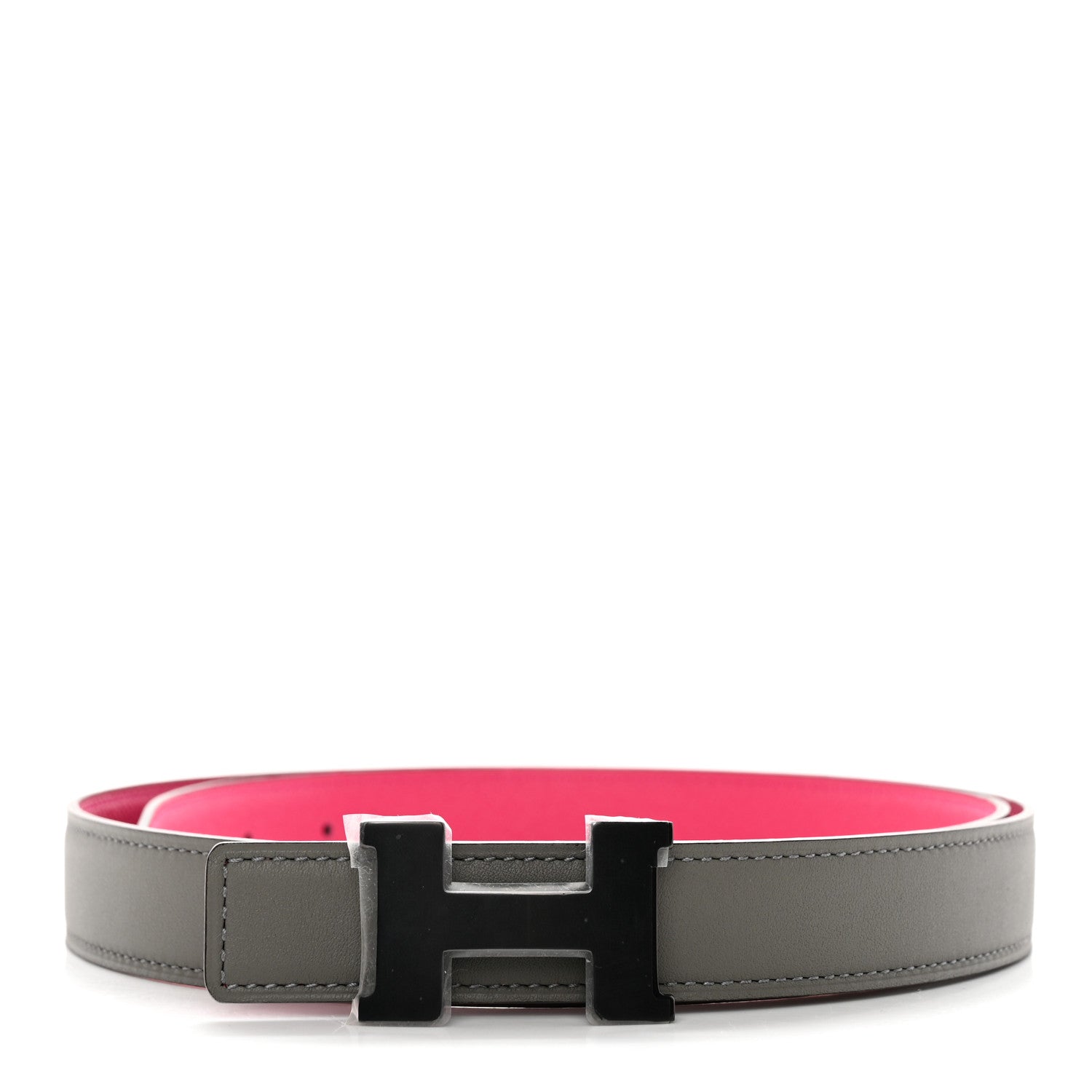 Hermes Epsom Swift 24mm Mini Constance H Belt Rose Mexico Gris Meyer 90 36 1 of 6