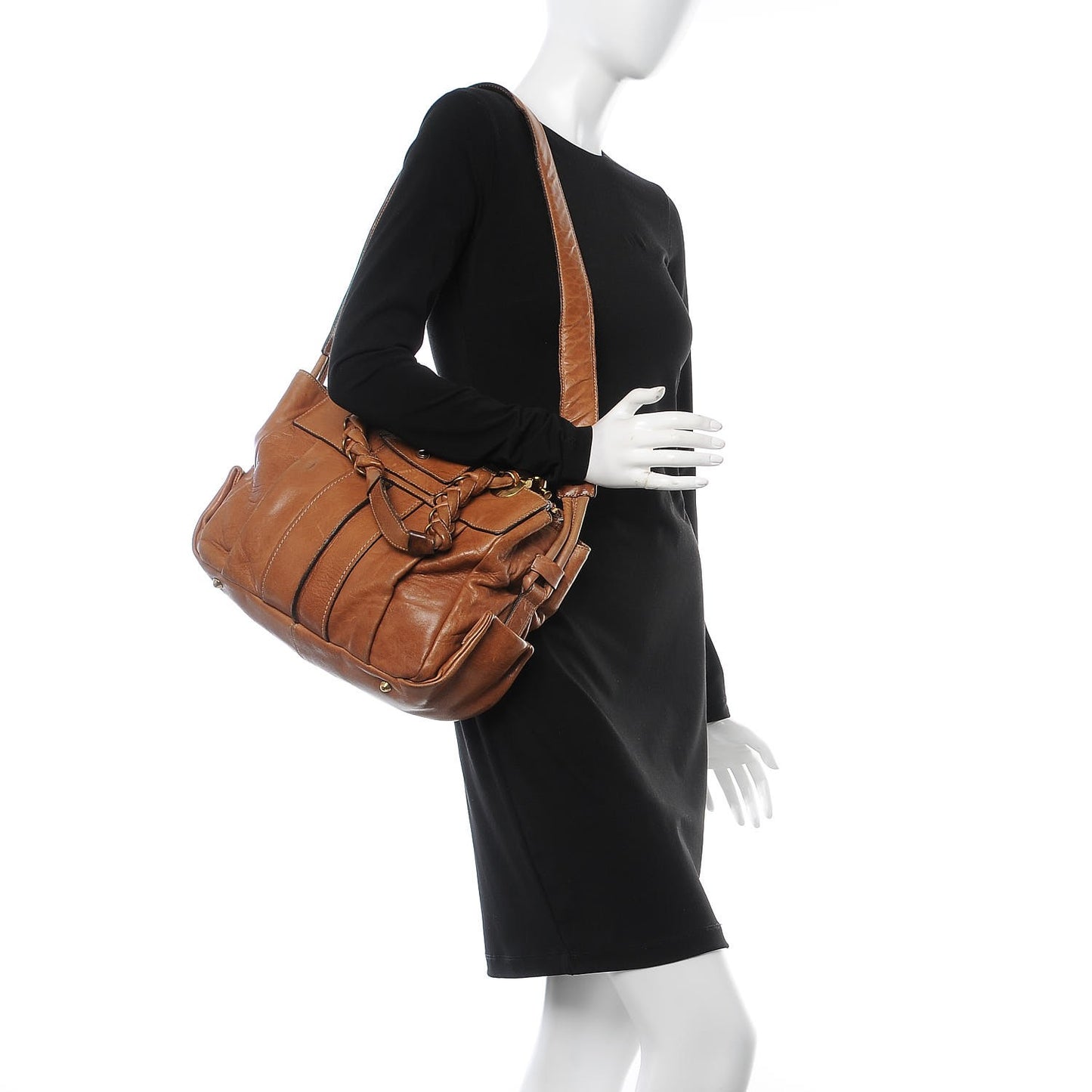 Lambskin Medium Heloise Satchel Gazelle