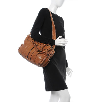 Chloe Lambskin Medium Heloise Satchel Gazelle 2 of 24