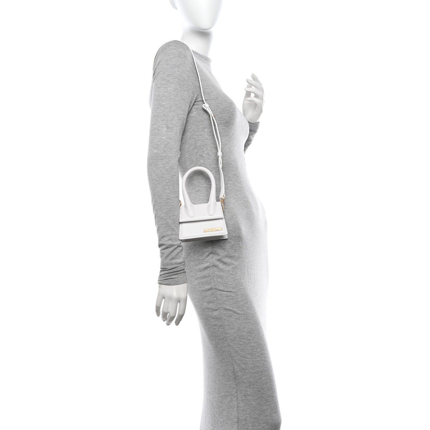 Jacquemus Smooth Calfskin Le Chiquito White 2 of 9