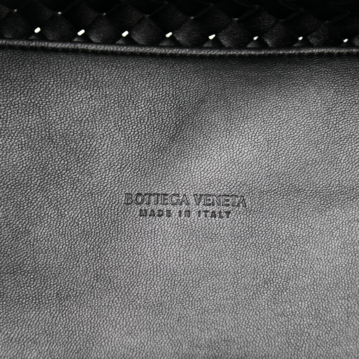 Nappa Intrecciato Mini Cabat Black
