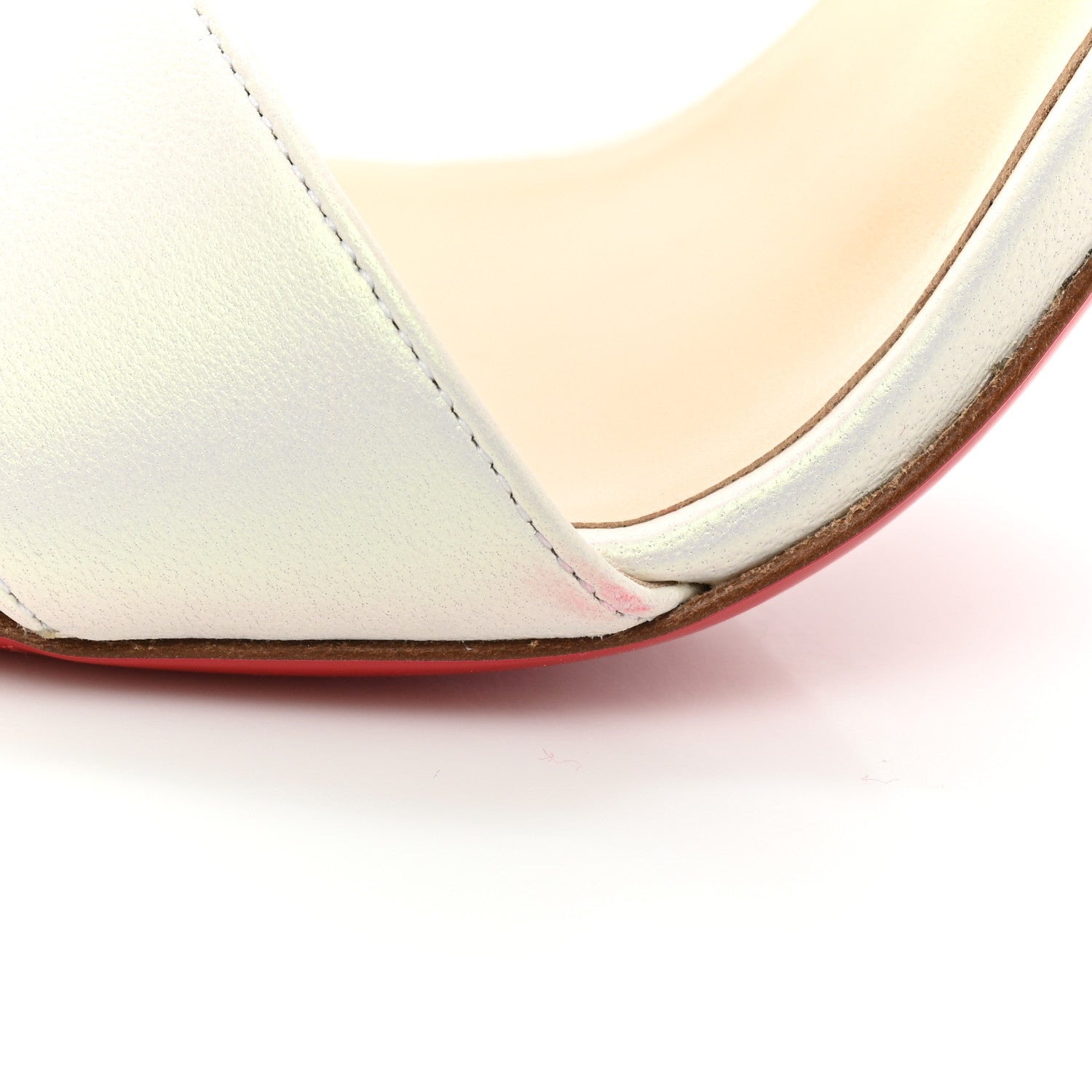 Christian Louboutin Nappa Multipot 100 Sandals 41 Snow White 12 of 12