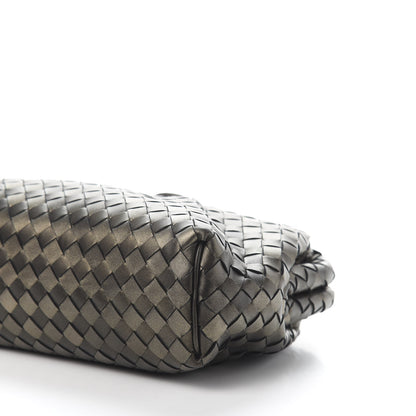 Bottega Veneta Nappa Intrecciato The Lauren 1980 Clutch Platinum 10 of 11