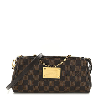 Louis Vuitton Damier Ebene Eva Clutch 1 of 10