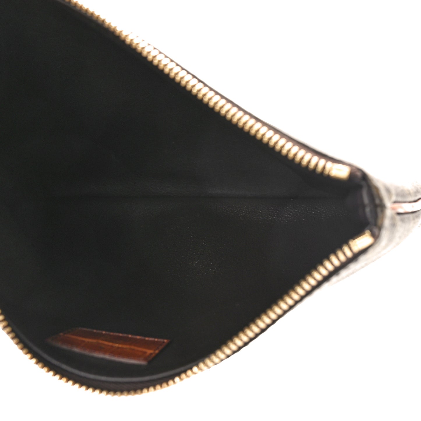 Monogram Alligator Trim Mahina XL Pochette