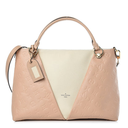 Louis Vuitton Empreinte V Tote MM Beige Rose Creme 1 of 9