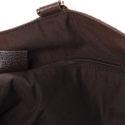 Gucci Monogram Abbey Tote Dark Brown 8 of 9
