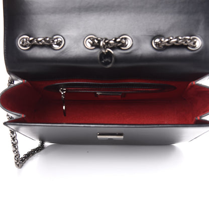 Christian Louboutin Calfskin Small Sweety Charity NV Shoulder Bag Black 5 of 16