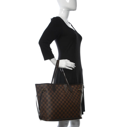 Louis Vuitton Damier Ebene Neverfull MM 2 of 9