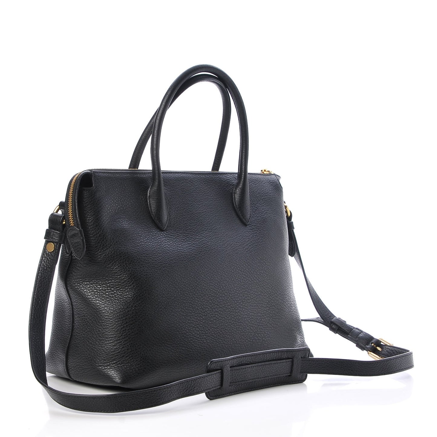 Vitello Phenix Top Handle Bag Black