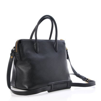 Prada Vitello Phenix Top Handle Bag Black 4 of 8