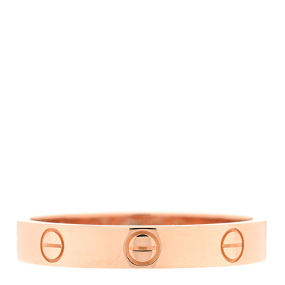 Cartier 18K Pink Gold 3.5mm LOVE Wedding Band Ring 60 9 1 of 5