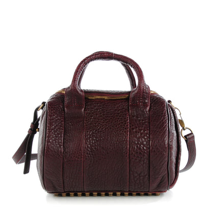 Alexander Wang Pebbled Lambskin Rockie Beet Antique Brass Hardware 1 of 8