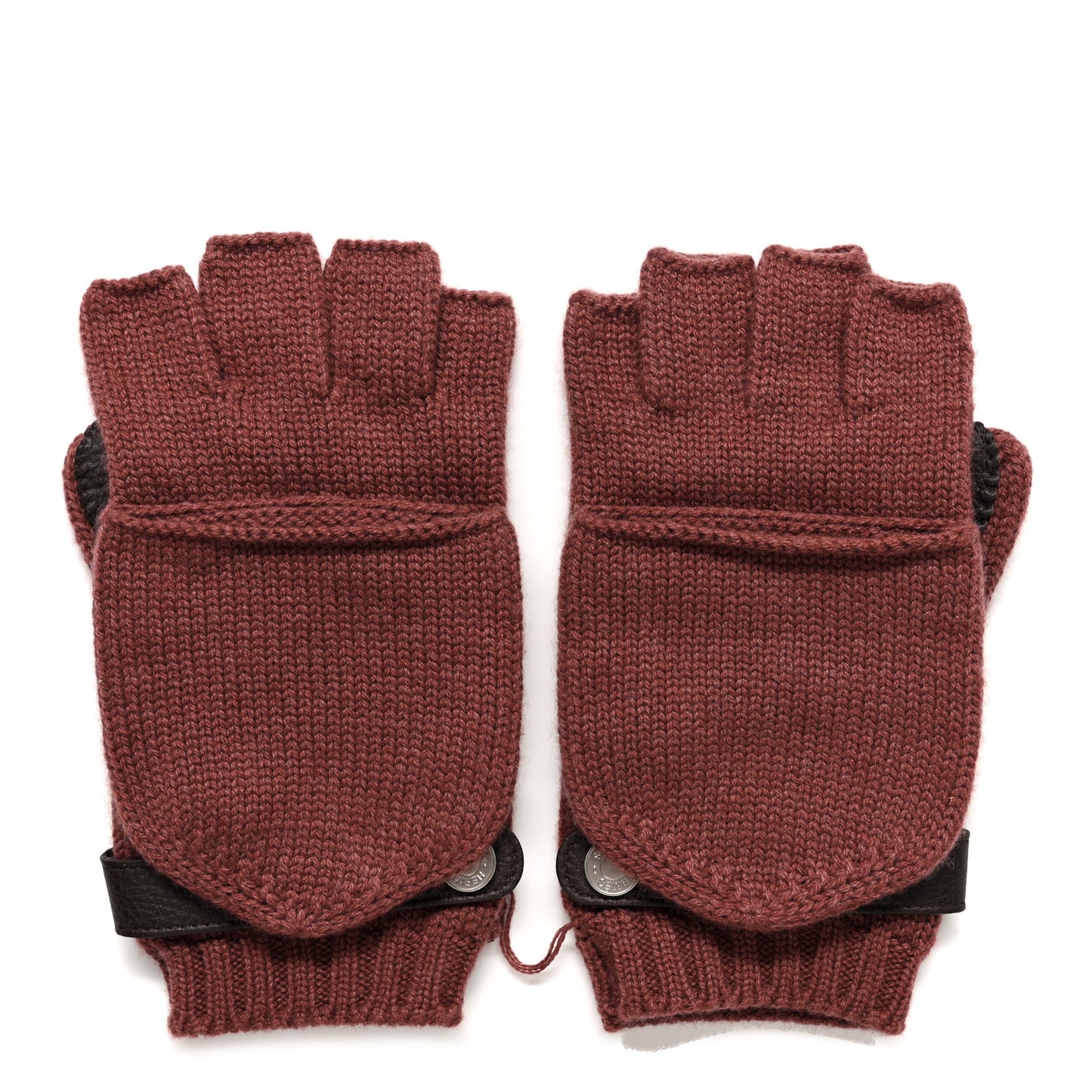 Cashmere Deerskin Baltimore Gloves M Rouge H Ebene