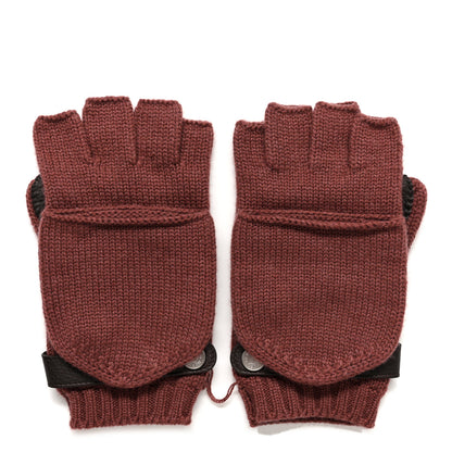 Hermes Cashmere Deerskin Baltimore Gloves M Rouge H Ebene 3 of 5
