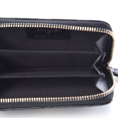 Chanel Lambskin Lucky Charms Zip Coin Purse Black 5 of 8