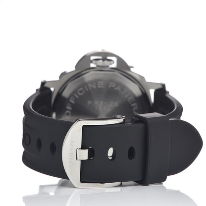 Panerai Stainless Steel Rubber 44mm Luminor Base Logo Manual Winding Watch Black PAM00773 4 of 6