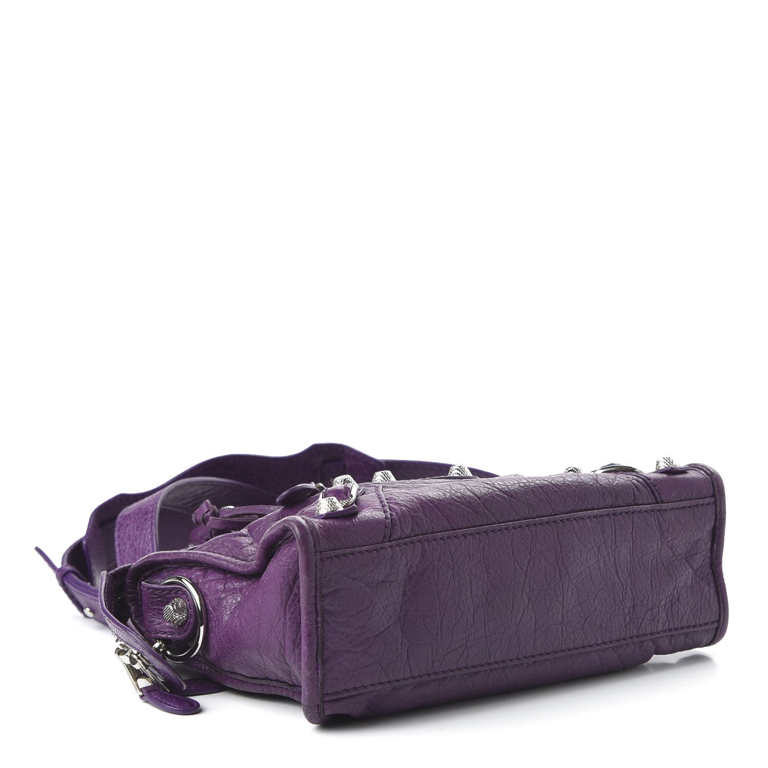 Balenciaga Agneau Giant 12 Silver Hardware Mini City Ultraviolet 4 of 10
