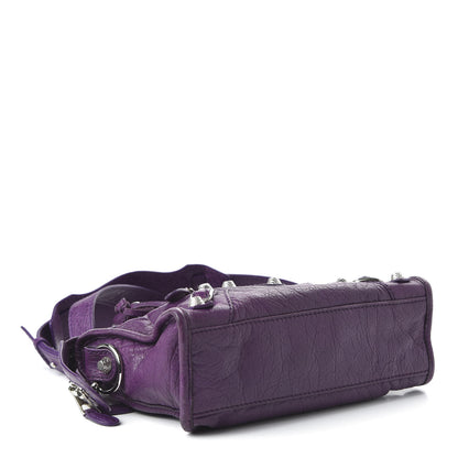Balenciaga Agneau Giant 12 Silver Hardware Mini City Ultraviolet 4 of 10