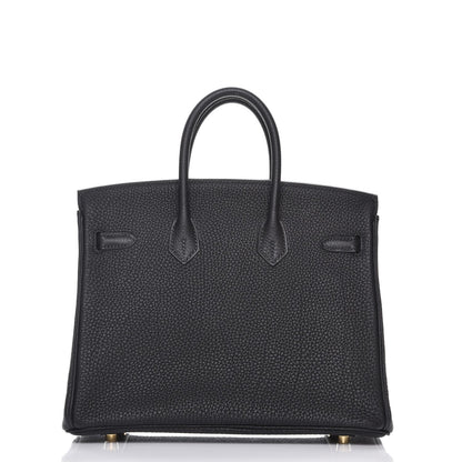 Hermes Togo Birkin 25 Black 4 of 27