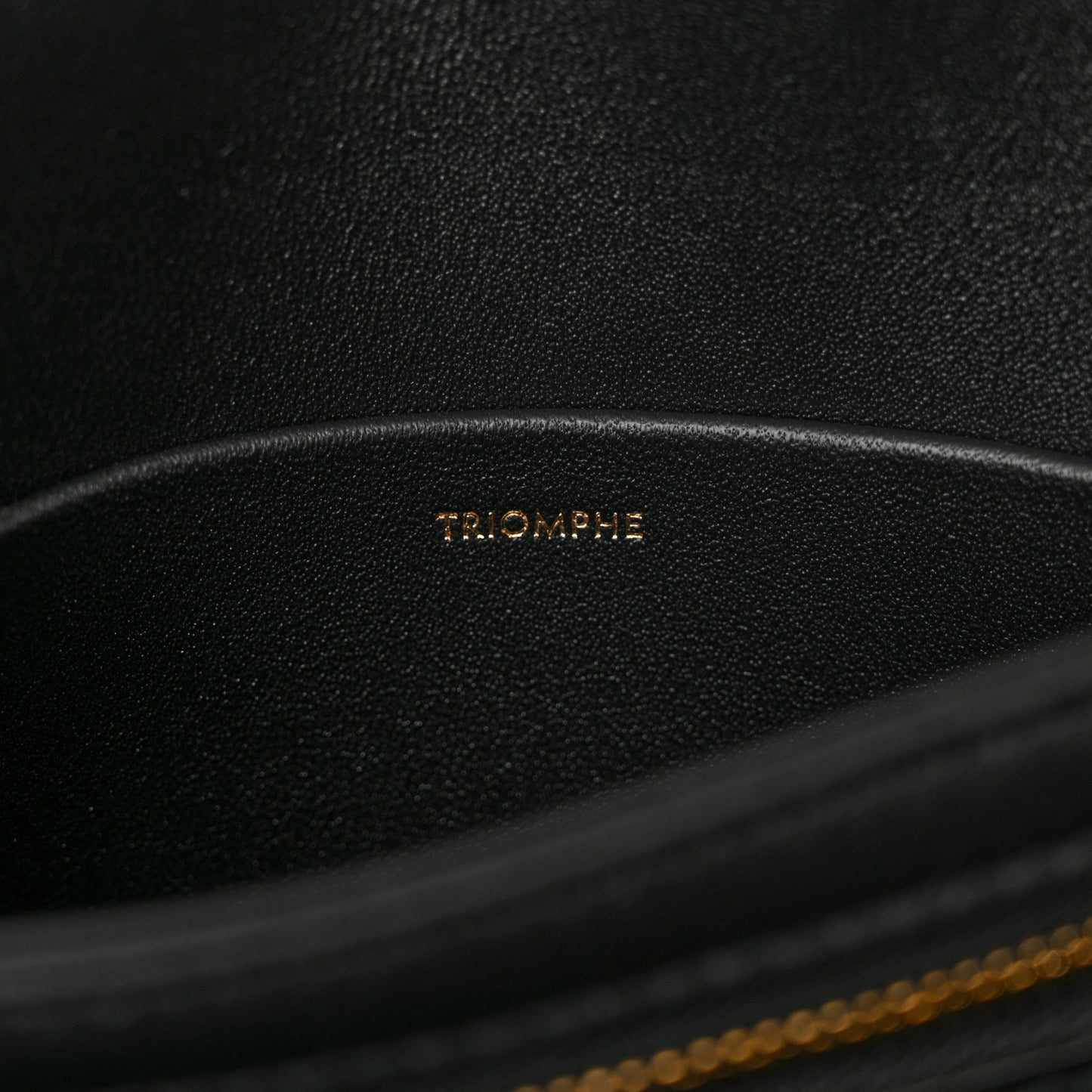 Shiny Calfskin Teen Triomphe Black