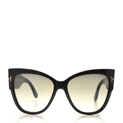 Tom Ford Acetate Anoushka Cat Eye Sunglasses TF371 Black 2 of 9