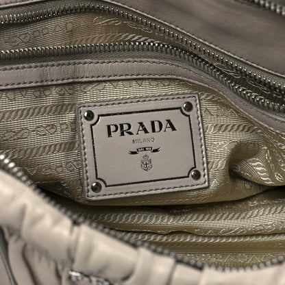 Prada Nappa Gaufre Shopping Satchel Pomice 5 of 12