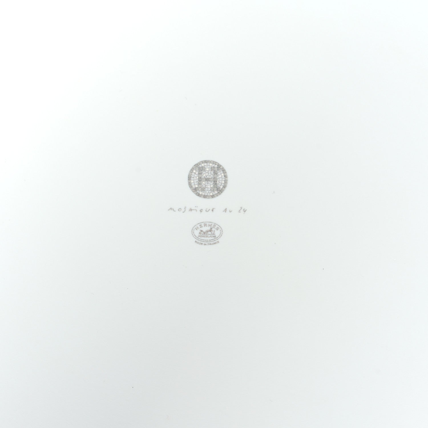 Hermes Porcelain Mosaique au 24 Platine Tart Platter 4 of 5