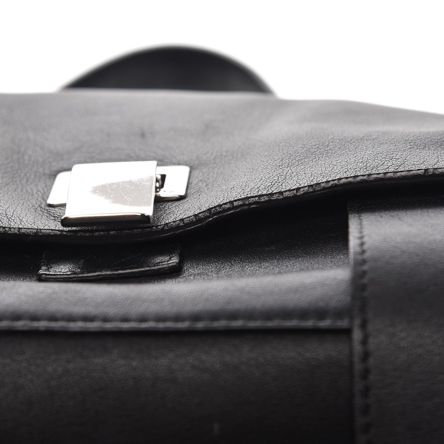 Calfskin PS Courier Backpack Black