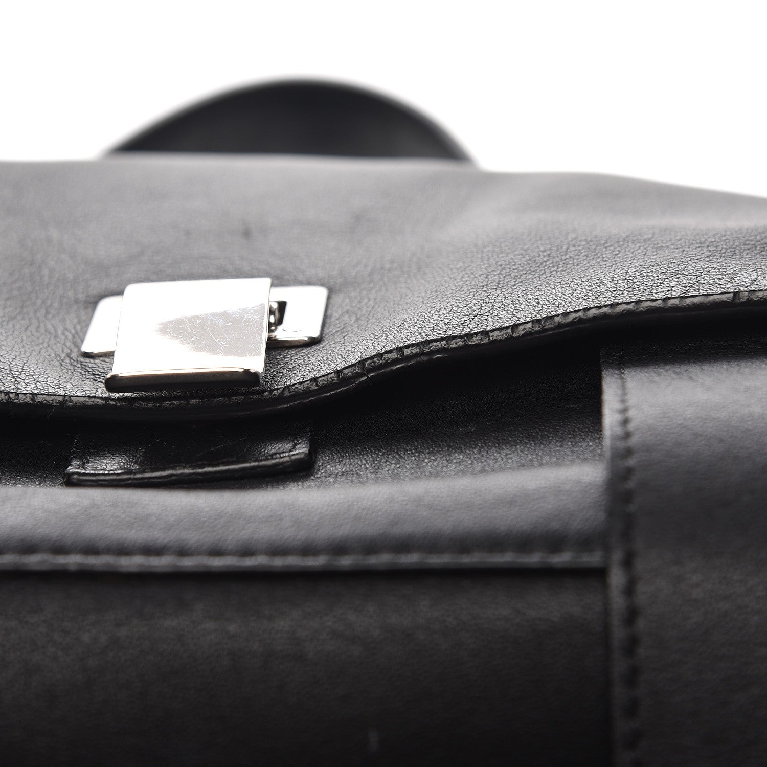 Proenza Schouler Calfskin PS Courier Backpack Black 8 of 8