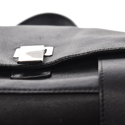Proenza Schouler Calfskin PS Courier Backpack Black 8 of 8