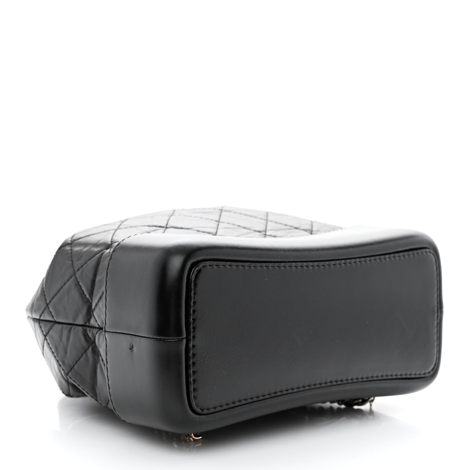 Chanel Aged Calfskin Quilted Small Gabrielle Backpack Black 4 of 11
