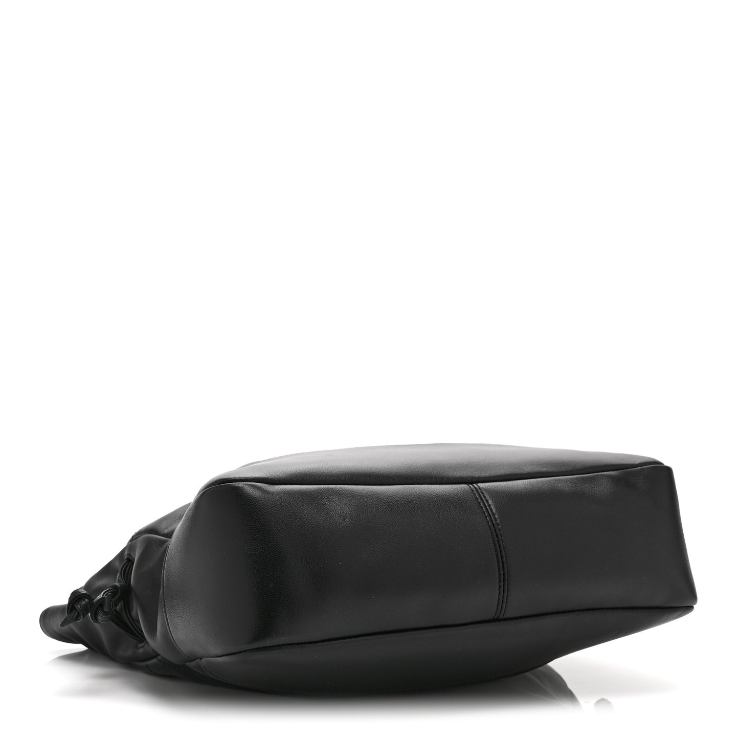 Lambskin Medium Jamie Shopping Tote Black