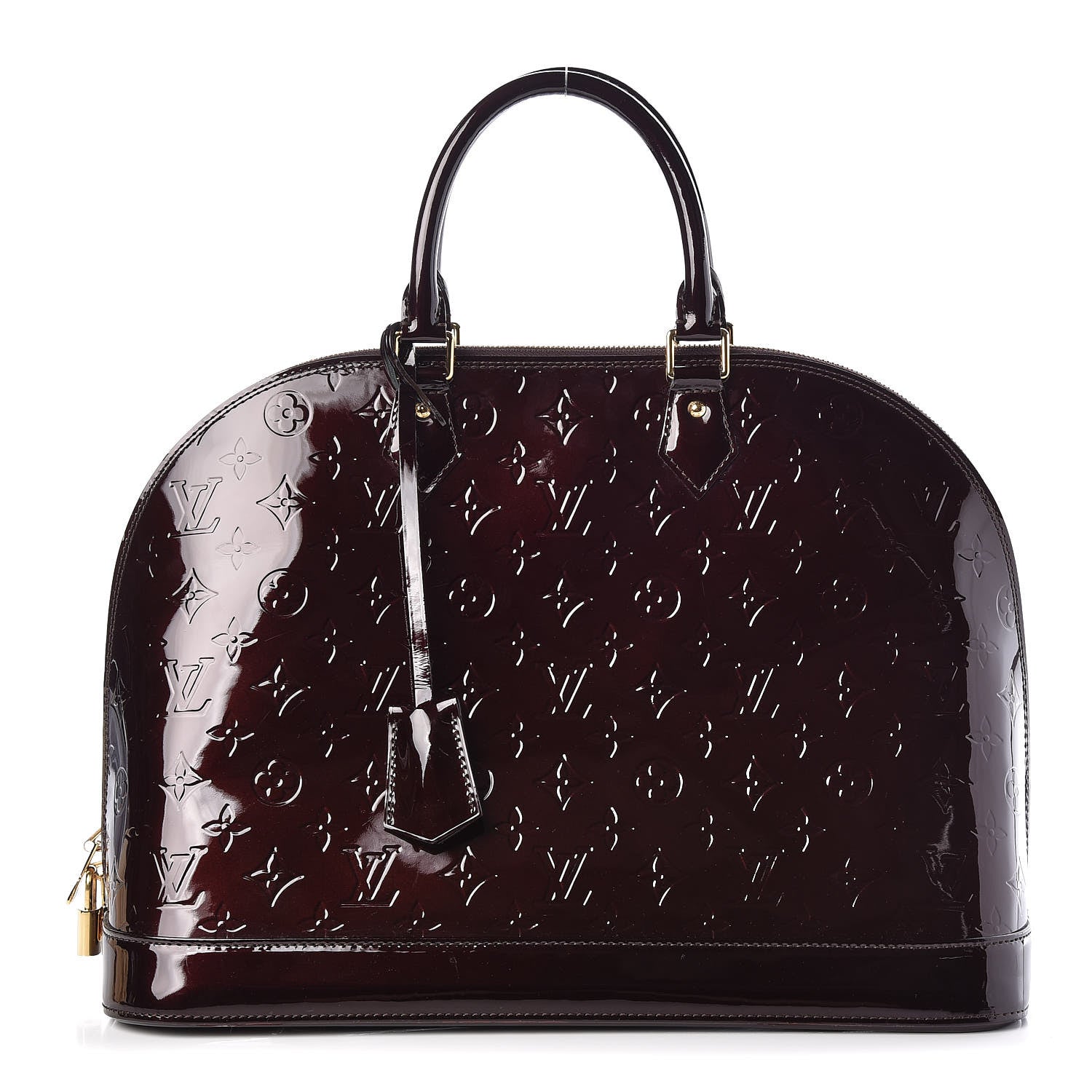 Louis Vuitton Vernis Alma MM Amarante 1 of 10