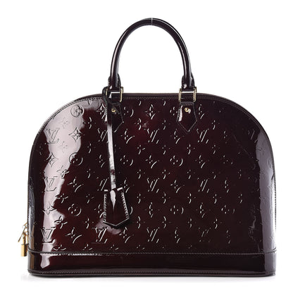 Louis Vuitton Vernis Alma MM Amarante 1 of 10