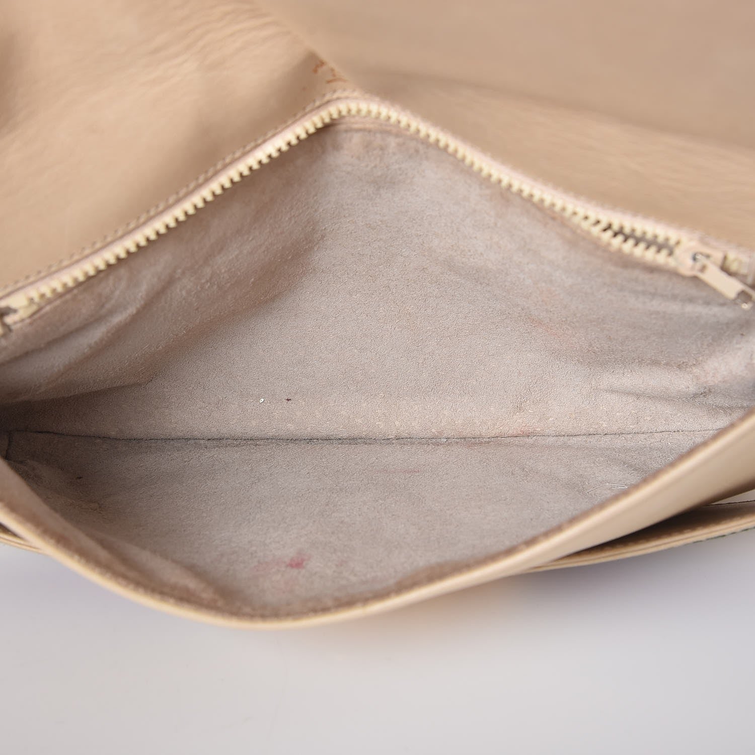 Gucci Calfskin Web GG Signature Clutch Beige 5 of 15