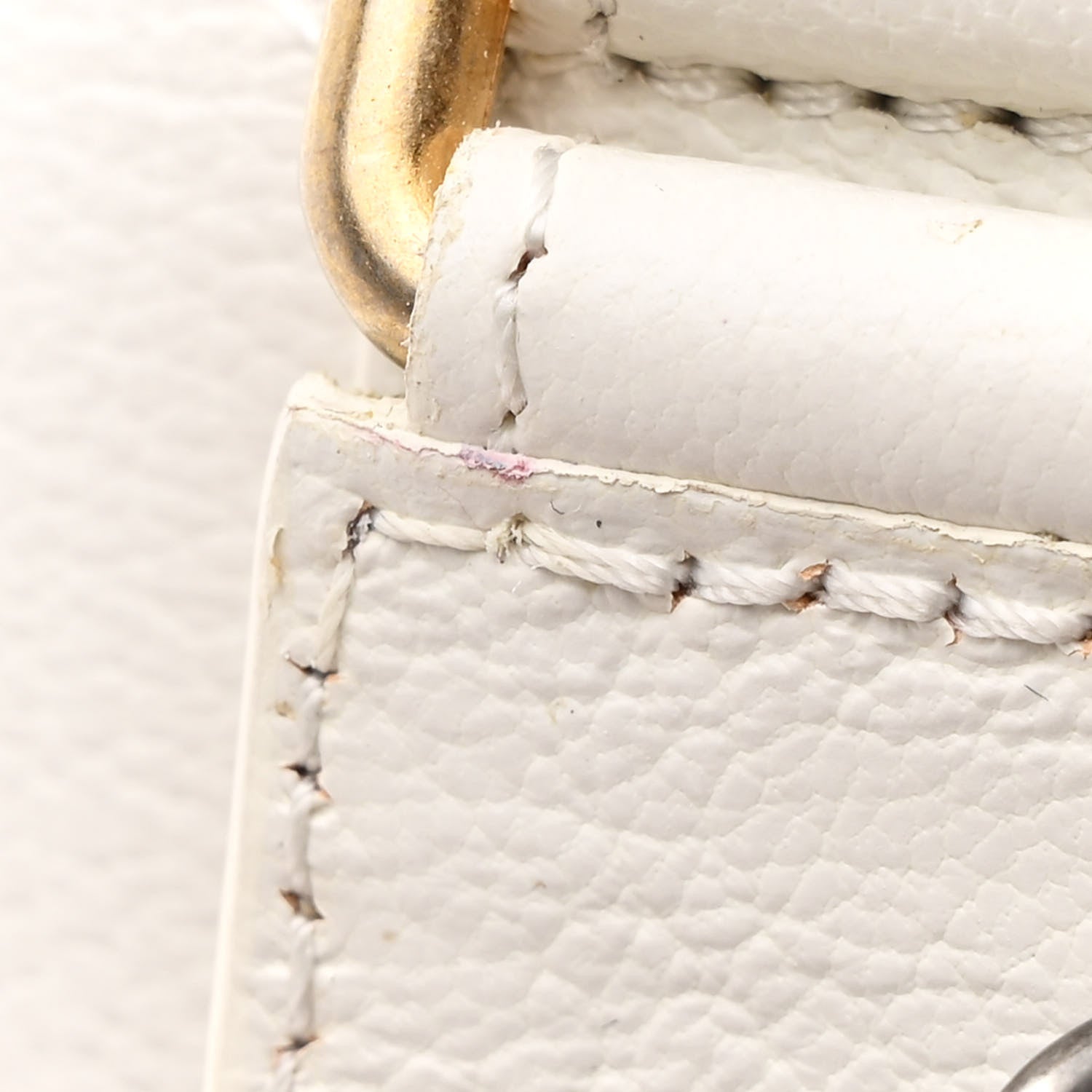 Chanel Patent Goatskin Quilted Medium Gabrielle Hobo White 16 of 18