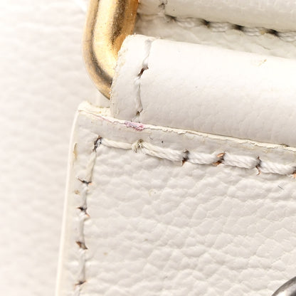 Chanel Patent Goatskin Quilted Medium Gabrielle Hobo White 16 of 18