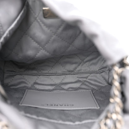 Chanel Shiny Calfskin Quilted Mini Chanel 22 Grey 5 of 11