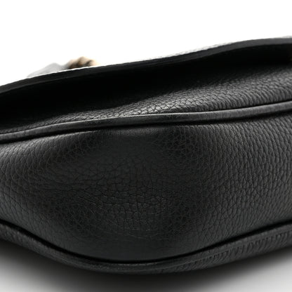 Gucci Pebbled Calfskin Medium Soho Flap Crossbody Black 10 of 11