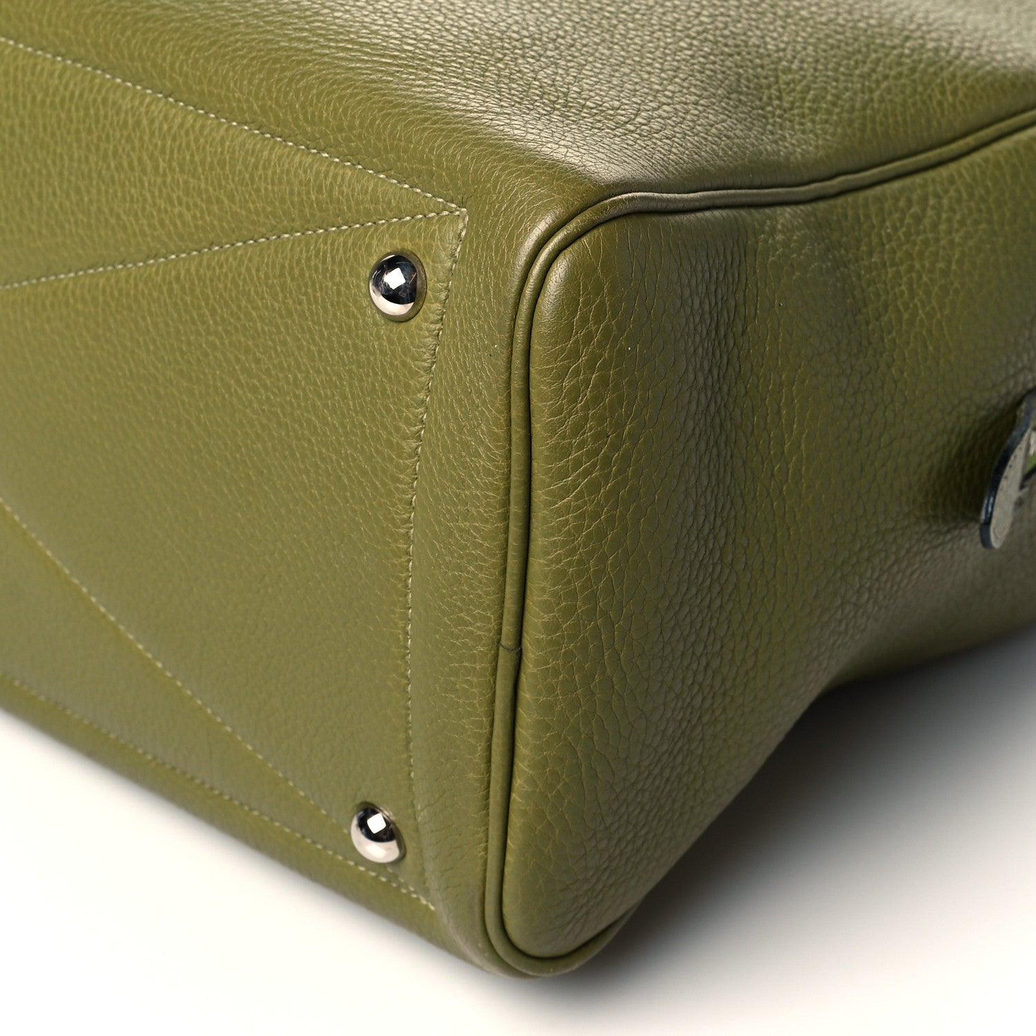 Hermes Taurillon Clemence Victoria II 35 Vert Chartreuse 10 of 10