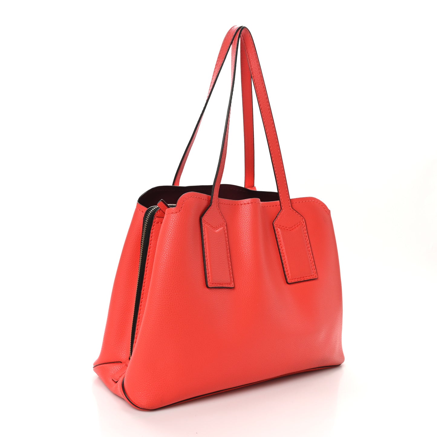Pebbled Calfskin The Editor 38 Tote True Red