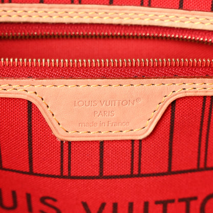 Louis Vuitton Monogram Inside Out Neverfull Bandouliere MM Rouge Sari 6 of 9