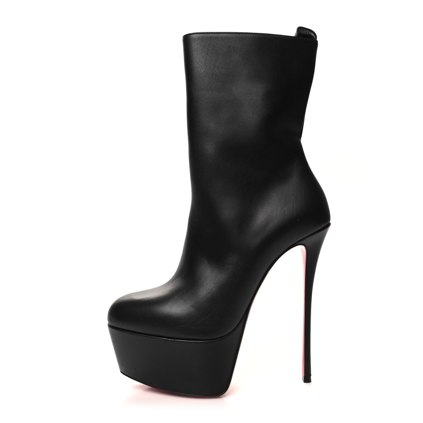Calfskin Dolly Alta Booty 160 Ankle Boots 40 Black